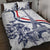 Custom France Women Rugby Quilt Bed Set Summer Flowers 2024 - Wonder Print Shop