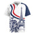 Custom France Women Rugby Rugby Jersey Summer Flowers 2024 - Wonder Print Shop