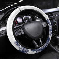 France Women Rugby Steering Wheel Cover Summer Flowers 2024 - Wonder Print Shop