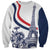 Custom France Women Rugby Sweatshirt Summer Flowers 2024 - Wonder Print Shop