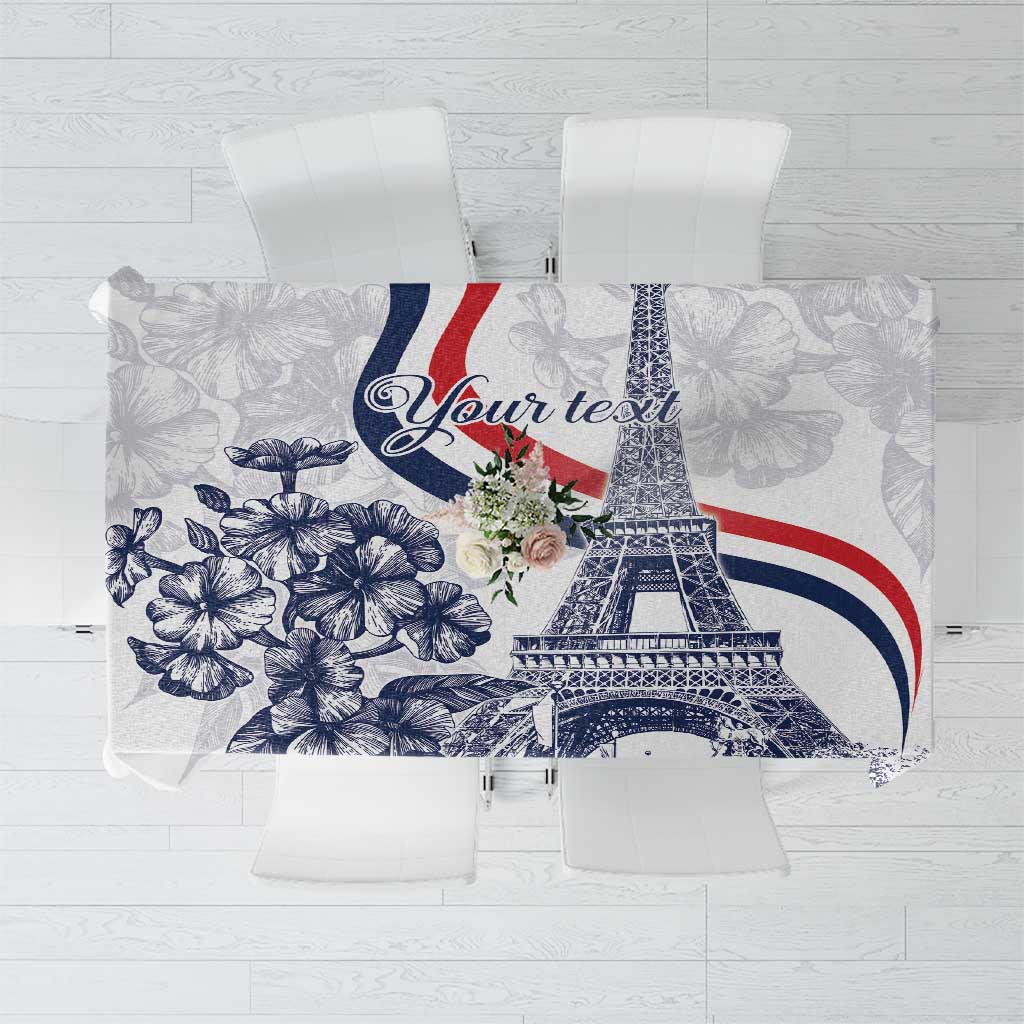 Custom France Women Rugby Tablecloth Summer Flowers 2024 - Wonder Print Shop