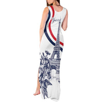 Custom France Women Rugby Tank Maxi Dress Summer Flowers 2024 - Wonder Print Shop