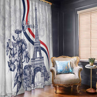 Custom France Women Rugby Window Curtain Summer Flowers 2024 - Wonder Print Shop