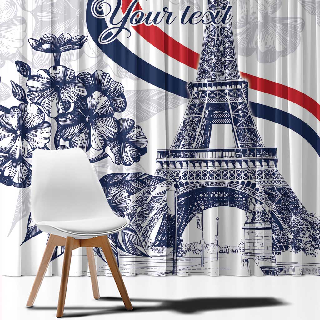 Custom France Women Rugby Window Curtain Summer Flowers 2024 - Wonder Print Shop