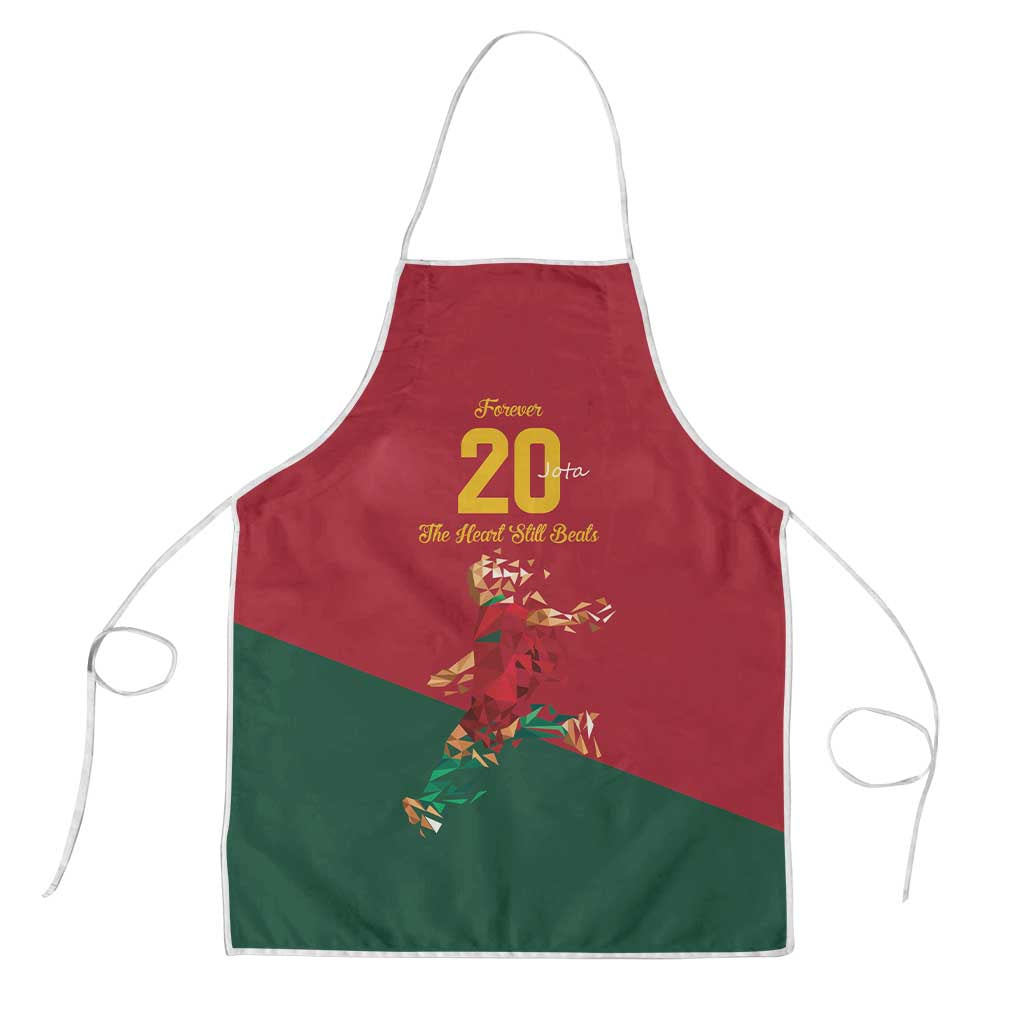 Portuguese Footballer Memorial Apron Forever 20 The Heart Still Beats - Wonder Print Shop