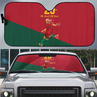 Portuguese Footballer Memorial Auto Sun Shade Forever 20 The Heart Still Beats - Wonder Print Shop