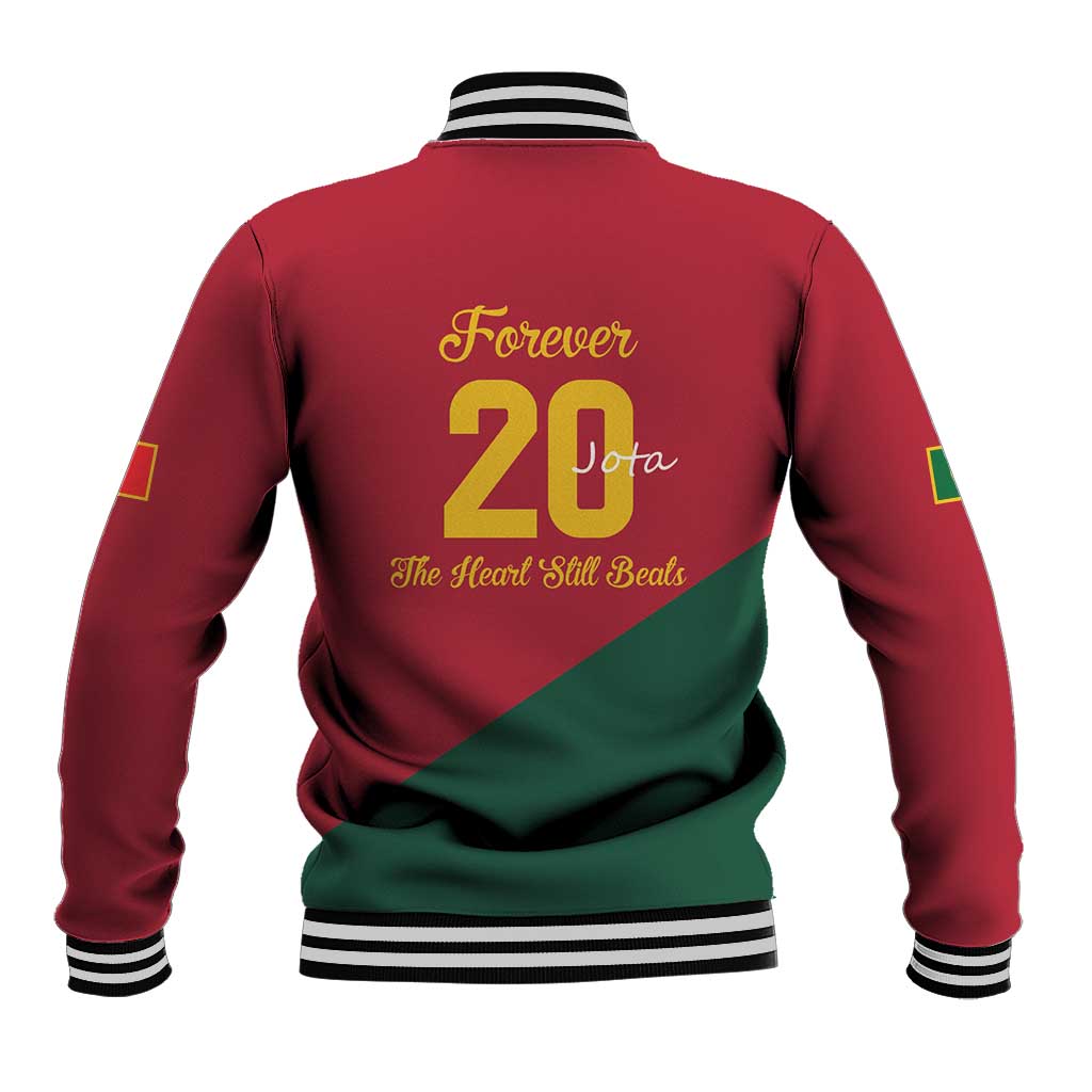 Portuguese Footballer Memorial Baseball Jacket Forever 20 The Heart Still Beats - Wonder Print Shop