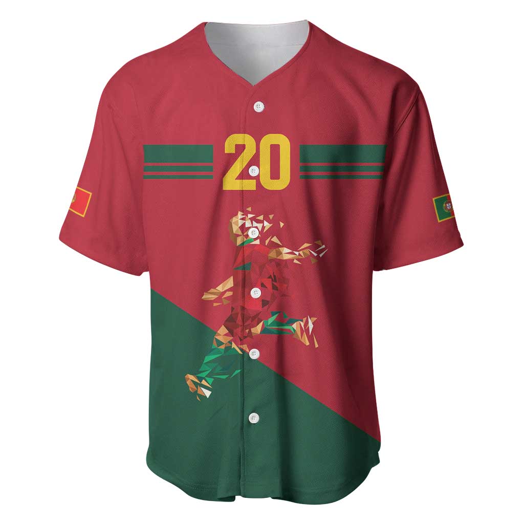 Portuguese Footballer Memorial Baseball Jersey Forever 20 The Heart Still Beats - Wonder Print Shop