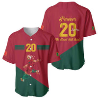 Portuguese Footballer Memorial Baseball Jersey Forever 20 The Heart Still Beats - Wonder Print Shop