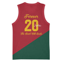 Portuguese Footballer Memorial Basketball Jersey Forever 20 The Heart Still Beats - Wonder Print Shop