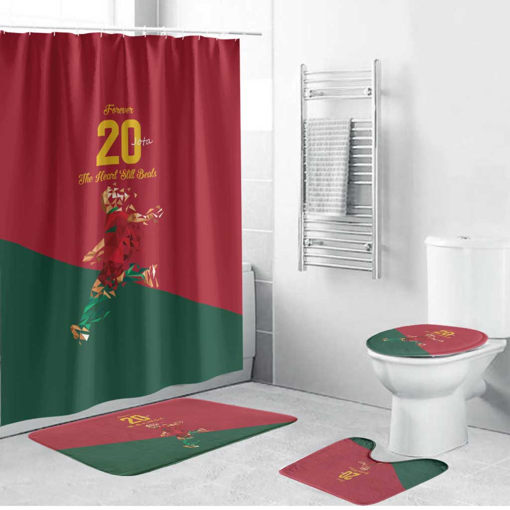 Portuguese Footballer Memorial Bathroom Set Forever 20 The Heart Still Beats - Wonder Print Shop