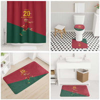 Portuguese Footballer Memorial Bathroom Set Forever 20 The Heart Still Beats - Wonder Print Shop
