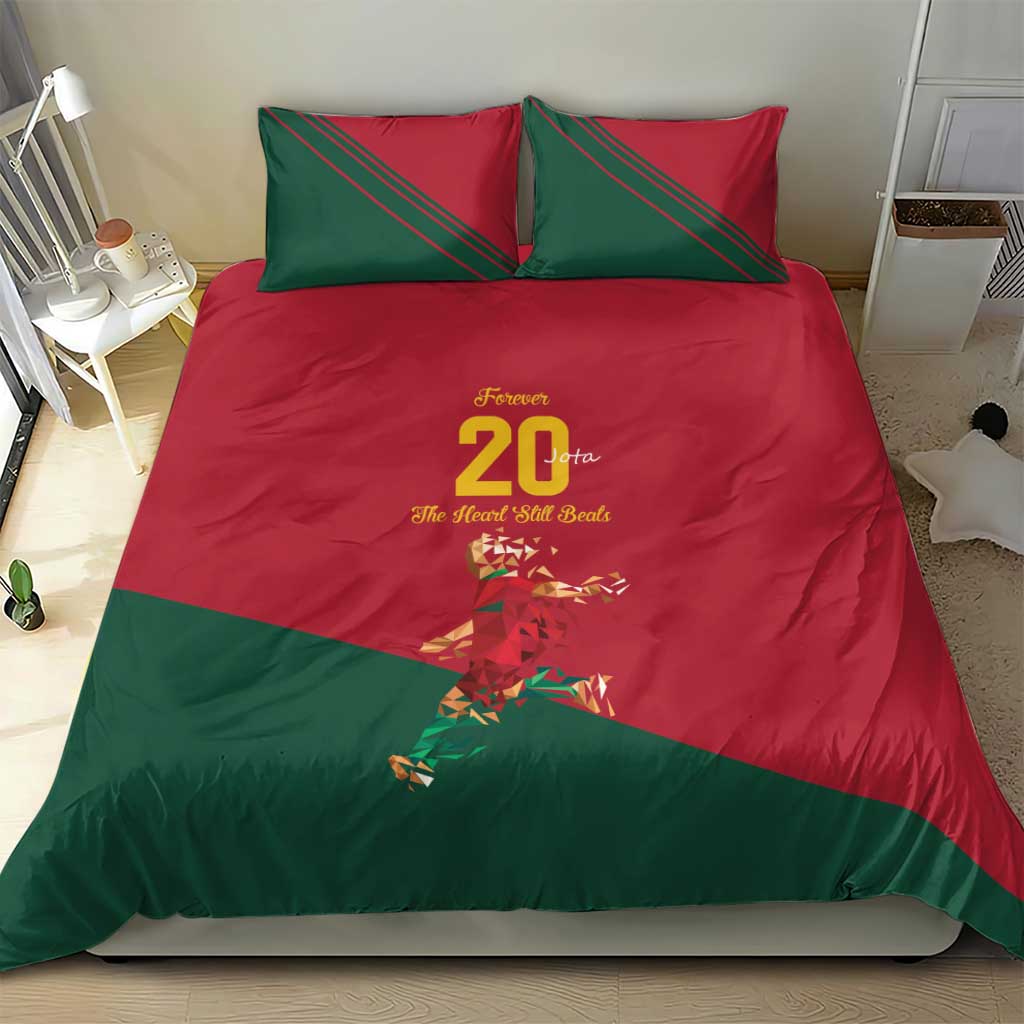 Portuguese Footballer Memorial Bedding Set Forever 20 The Heart Still Beats - Wonder Print Shop