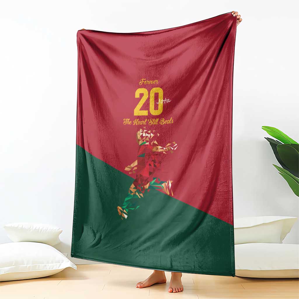 Portuguese Footballer Memorial Blanket Forever 20 The Heart Still Beats - Wonder Print Shop