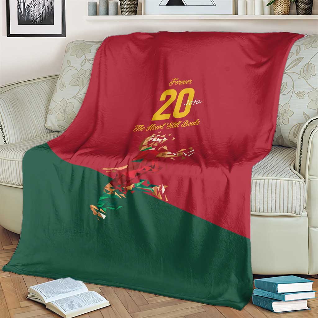 Portuguese Footballer Memorial Blanket Forever 20 The Heart Still Beats - Wonder Print Shop