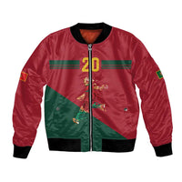 Portuguese Footballer Memorial Bomber Jacket Forever 20 The Heart Still Beats - Wonder Print Shop