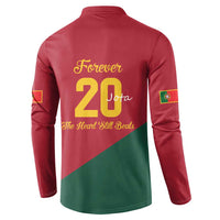 Portuguese Footballer Memorial Button Sweatshirt Forever 20 The Heart Still Beats - Wonder Print Shop
