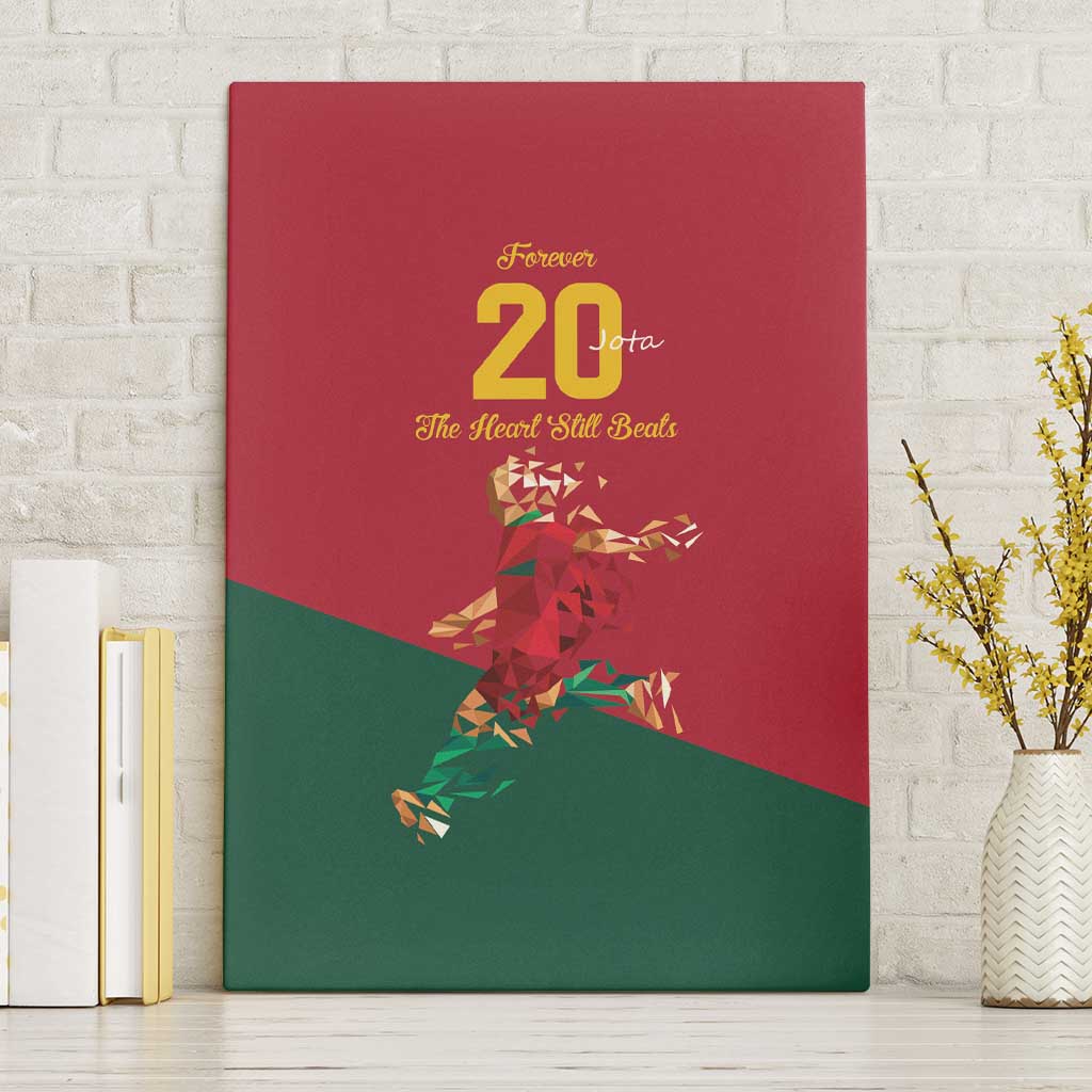 Portuguese Footballer Memorial Canvas Wall Art Forever 20 The Heart Still Beats - Wonder Print Shop