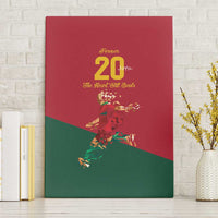 Portuguese Footballer Memorial Canvas Wall Art Forever 20 The Heart Still Beats - Wonder Print Shop