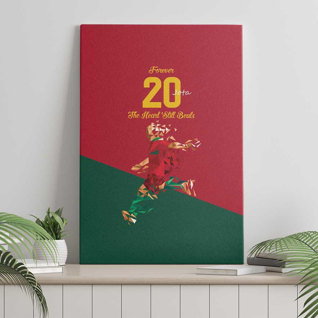 Portuguese Footballer Memorial Canvas Wall Art Forever 20 The Heart Still Beats - Wonder Print Shop