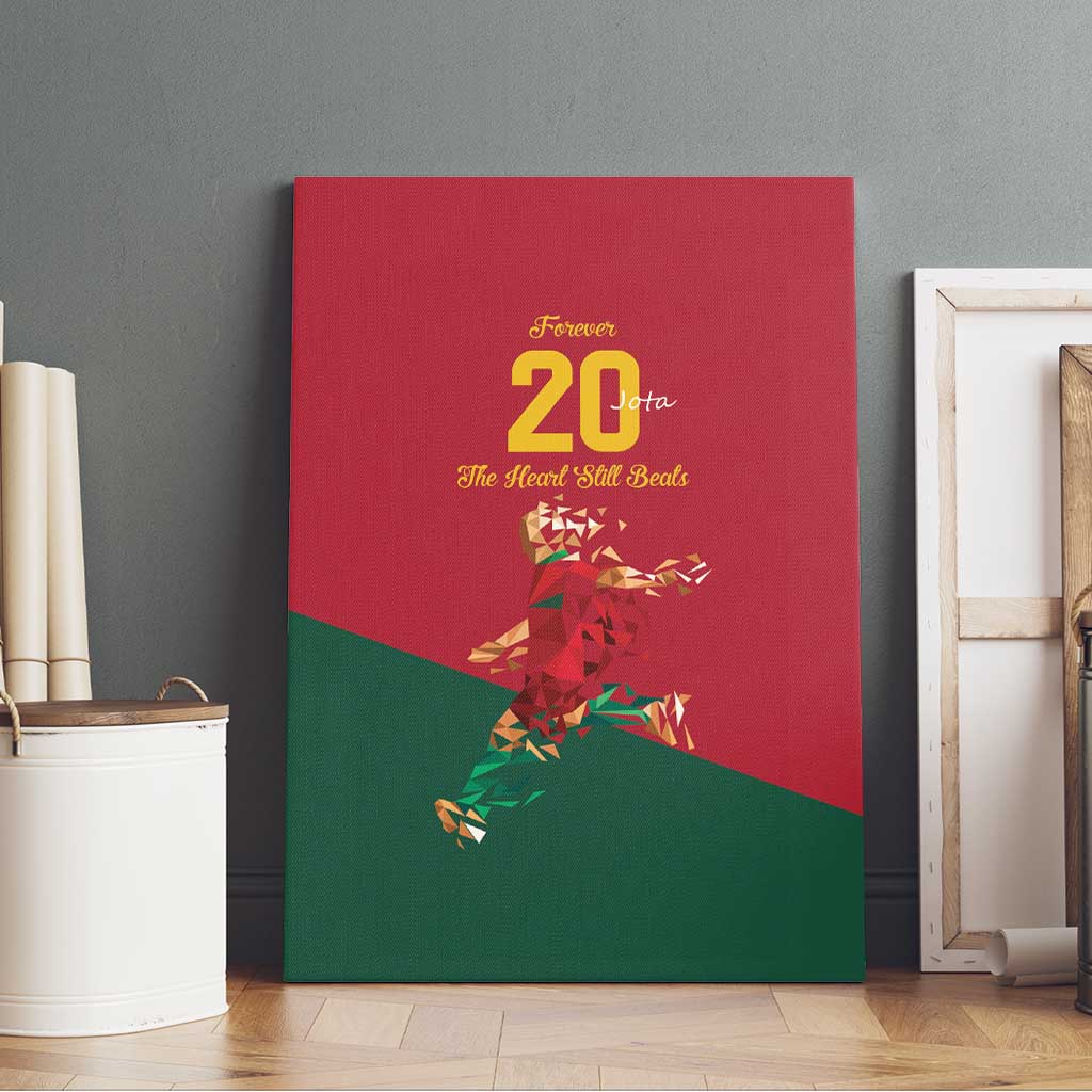 Portuguese Footballer Memorial Canvas Wall Art Forever 20 The Heart Still Beats - Wonder Print Shop