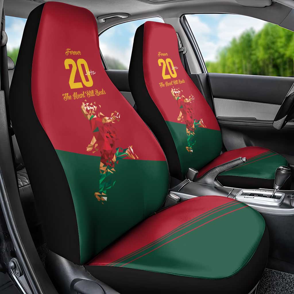 Portuguese Footballer Memorial Car Seat Cover Forever 20 The Heart Still Beats - Wonder Print Shop