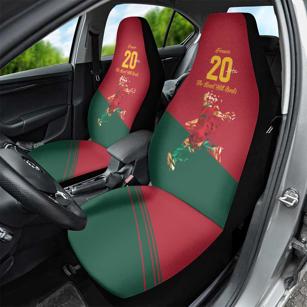 Portuguese Footballer Memorial Car Seat Cover Forever 20 The Heart Still Beats - Wonder Print Shop
