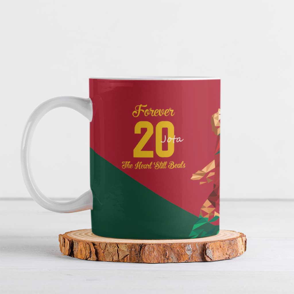 Portuguese Footballer Memorial Ceramic Mug Forever 20 The Heart Still Beats - Wonder Print Shop