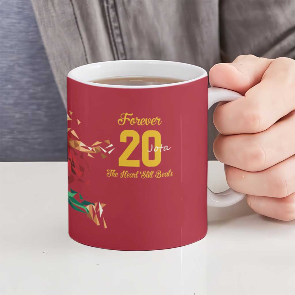 Portuguese Footballer Memorial Ceramic Mug Forever 20 The Heart Still Beats - Wonder Print Shop
