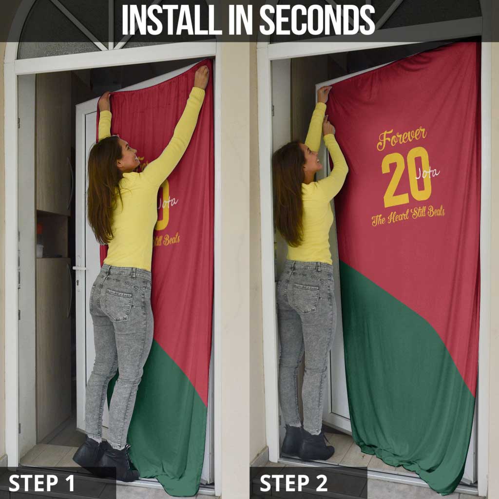 Portuguese Footballer Memorial Door Cover Forever 20 The Heart Still Beats - Wonder Print Shop