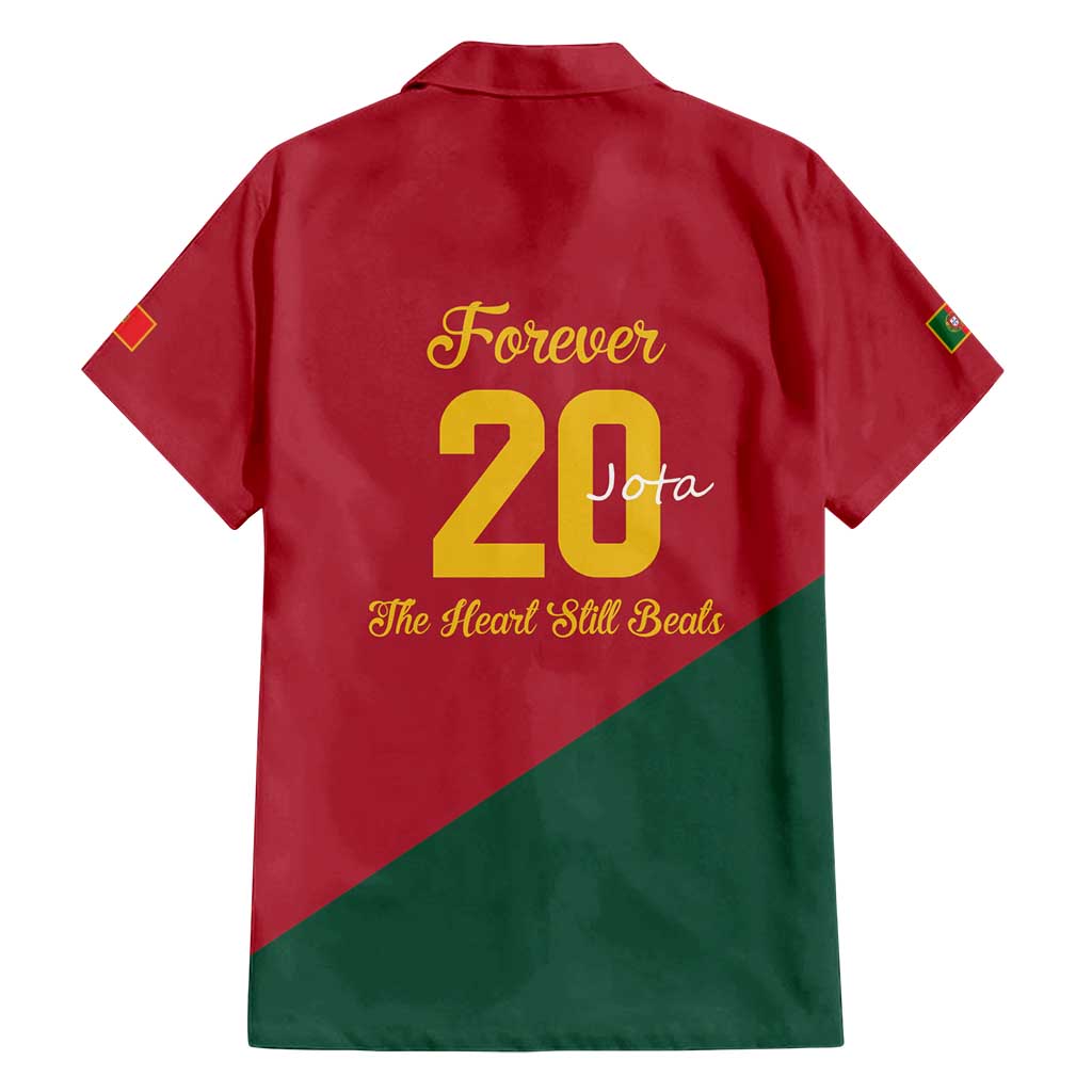 Portuguese Footballer Memorial Family Matching Long Sleeve Bodycon Dress and Hawaiian Shirt Forever 20 The Heart Still Beats - Wonder Print Shop