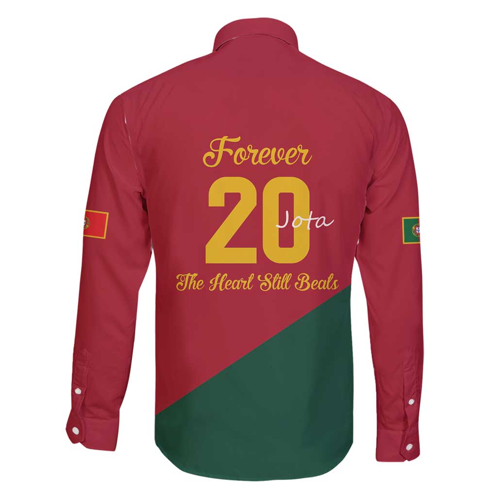 Portuguese Footballer Memorial Family Matching Off Shoulder Maxi Dress and Hawaiian Shirt Forever 20 The Heart Still Beats - Wonder Print Shop