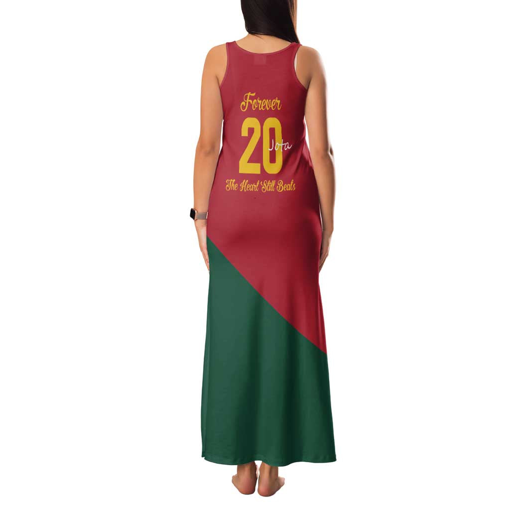 Portuguese Footballer Memorial Family Matching Tank Maxi Dress and Hawaiian Shirt Forever 20 The Heart Still Beats - Wonder Print Shop