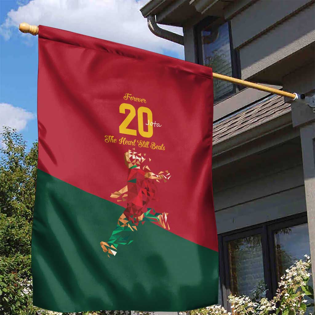Portuguese Footballer Memorial Garden Flag Forever 20 The Heart Still Beats - Wonder Print Shop