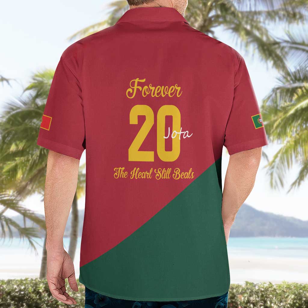 Portuguese Footballer Memorial Hawaiian Shirt Forever 20 The Heart Still Beats - Wonder Print Shop