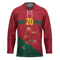 Portuguese Footballer Memorial Hockey Jersey Forever 20 The Heart Still Beats - Wonder Print Shop
