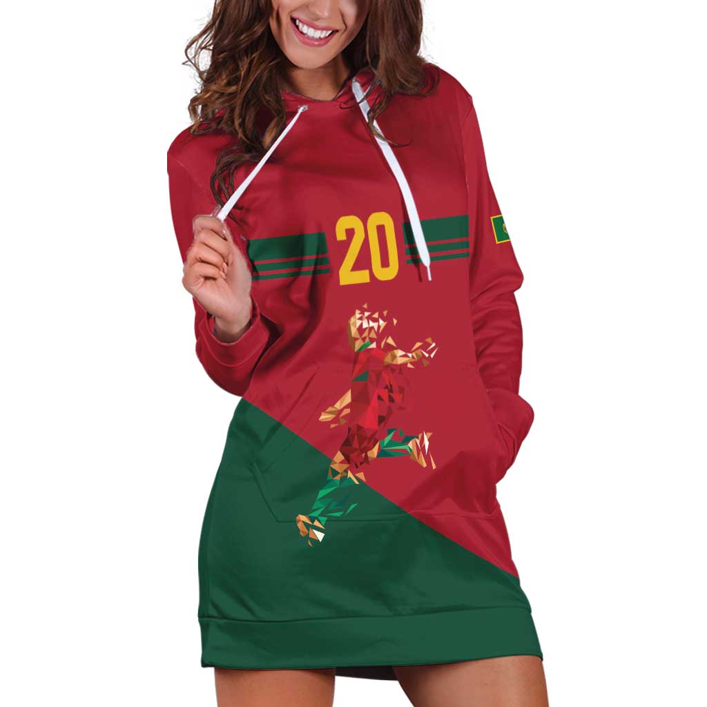 Portuguese Footballer Memorial Hoodie Dress Forever 20 The Heart Still Beats - Wonder Print Shop