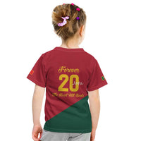 Portuguese Footballer Memorial Kid T Shirt Forever 20 The Heart Still Beats - Wonder Print Shop