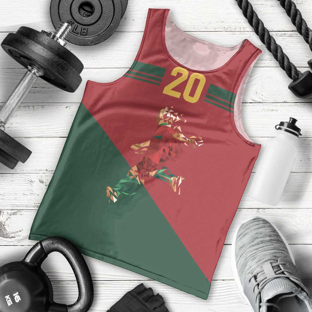 Portuguese Footballer Memorial Men Tank Top Forever 20 The Heart Still Beats - Wonder Print Shop
