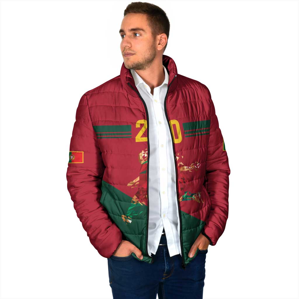 Portuguese Footballer Memorial Padded Jacket Forever 20 The Heart Still Beats - Wonder Print Shop