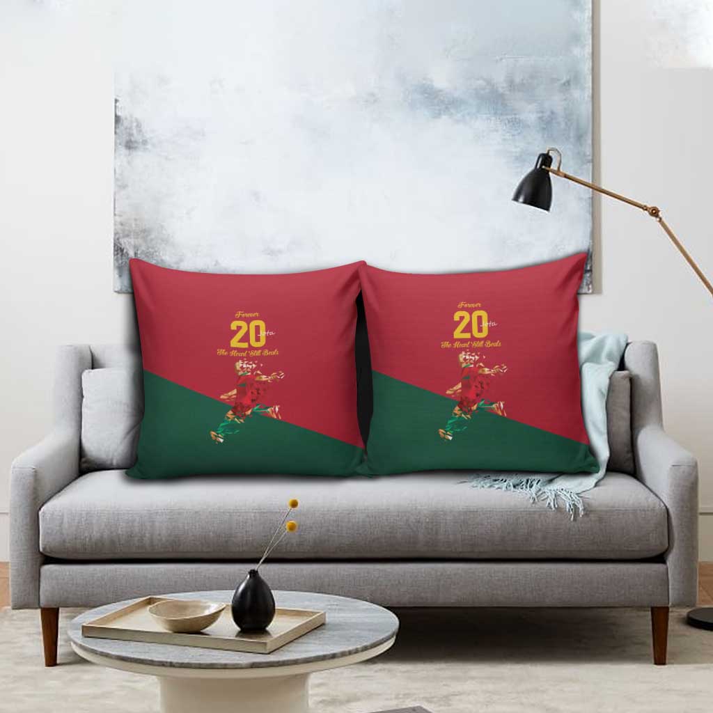 Portuguese Footballer Memorial Pillow Cover Forever 20 The Heart Still Beats - Wonder Print Shop