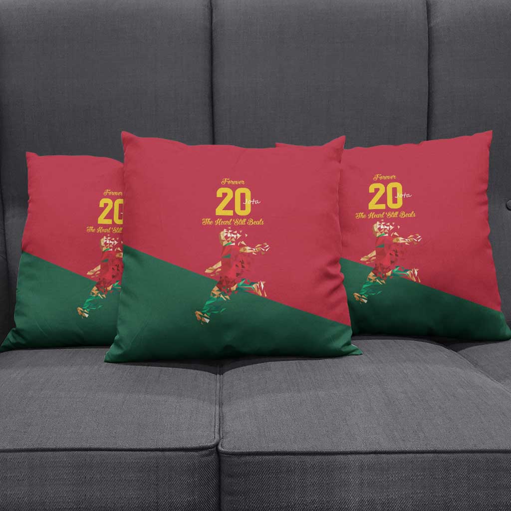 Portuguese Footballer Memorial Pillow Cover Forever 20 The Heart Still Beats - Wonder Print Shop