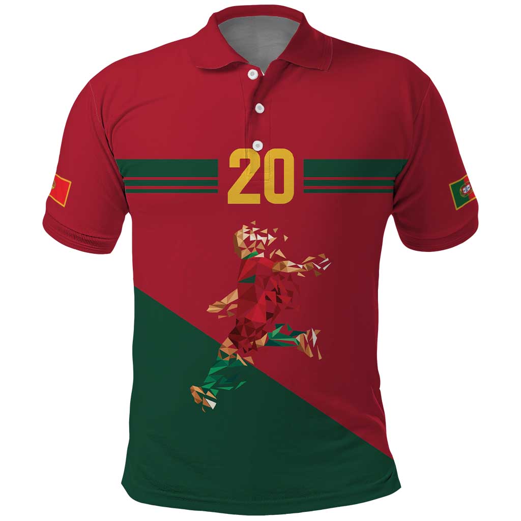 Portuguese Footballer Memorial Polo Shirt Forever 20 The Heart Still Beats - Wonder Print Shop