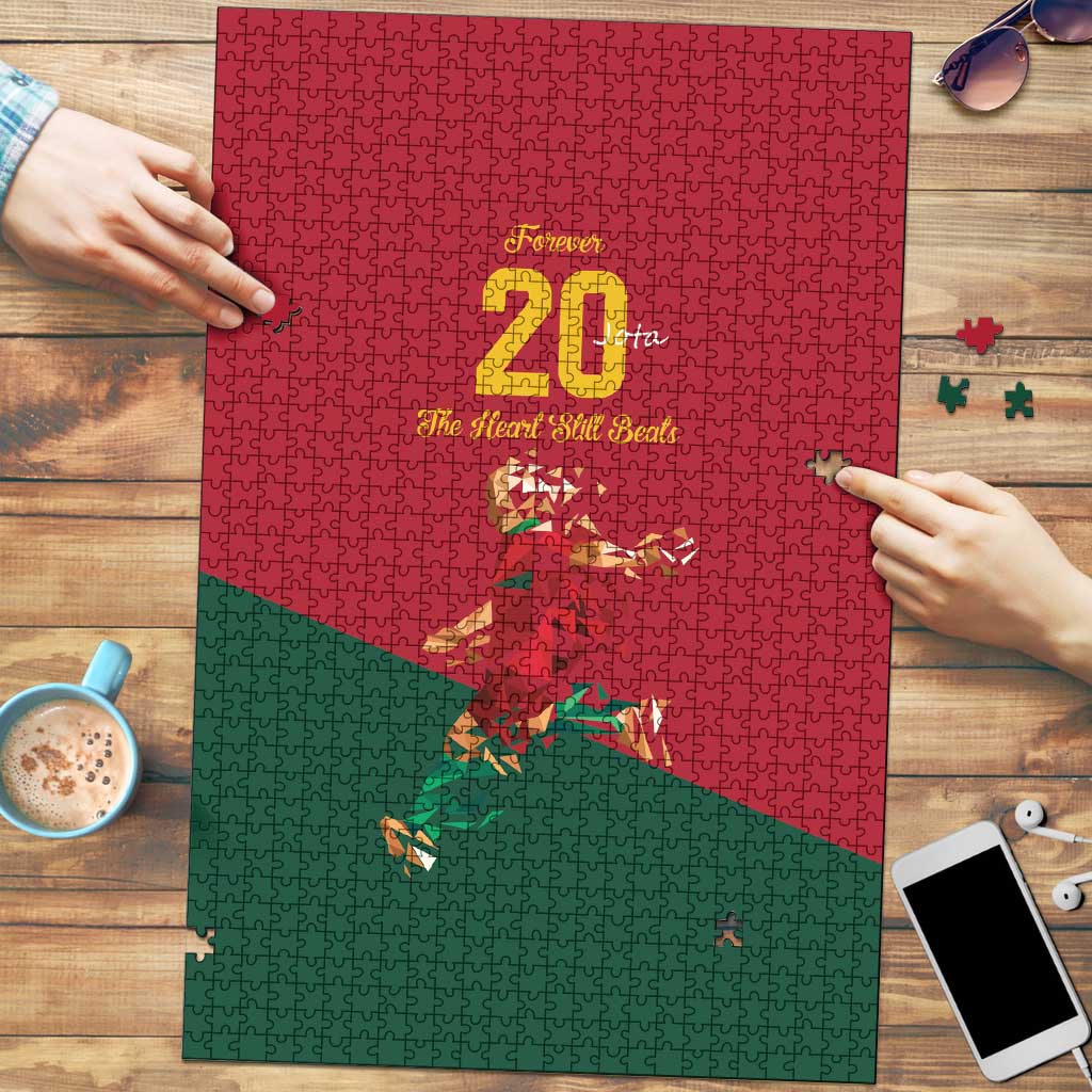 Portuguese Footballer Memorial Puzzle Forever 20 The Heart Still Beats - Wonder Print Shop