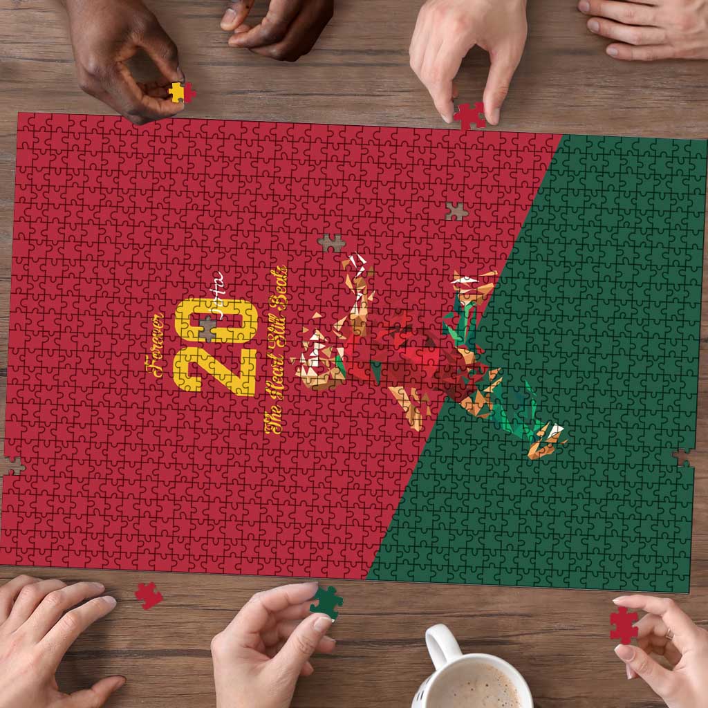 Portuguese Footballer Memorial Puzzle Forever 20 The Heart Still Beats - Wonder Print Shop