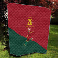 Portuguese Footballer Memorial Quilt Forever 20 The Heart Still Beats - Wonder Print Shop