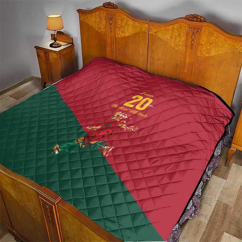 Portuguese Footballer Memorial Quilt Forever 20 The Heart Still Beats - Wonder Print Shop