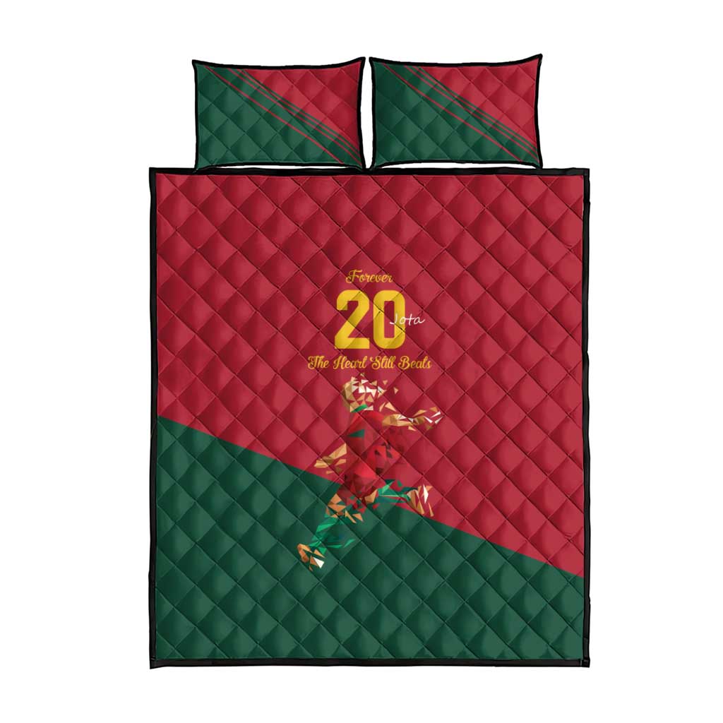Portuguese Footballer Memorial Quilt Bed Set Forever 20 The Heart Still Beats - Wonder Print Shop