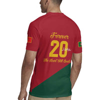 Portuguese Footballer Memorial Rugby Jersey Forever 20 The Heart Still Beats - Wonder Print Shop