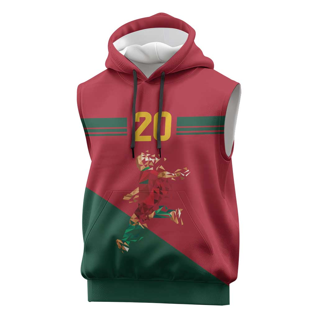 Portuguese Footballer Memorial Sleeveless Hoodie Forever 20 The Heart Still Beats - Wonder Print Shop